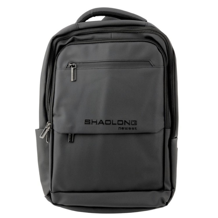 Plecak biznesowy z USB czarny 16L, Leantoys