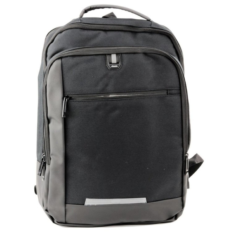 Plecak biznesowy z USB czarny 16L, Leantoys