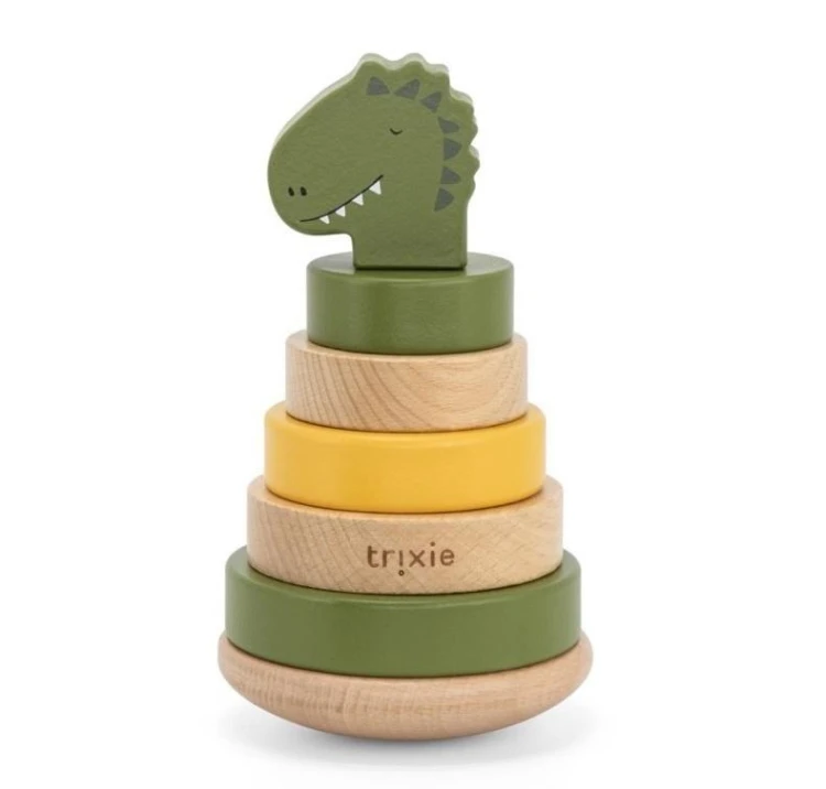Piramida drewniana Dinozaur, Trixie Baby