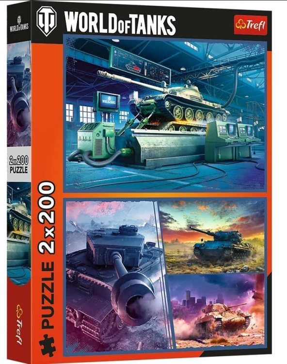 Puzzle 2x200 Pancerna misja TREFL, Trefl