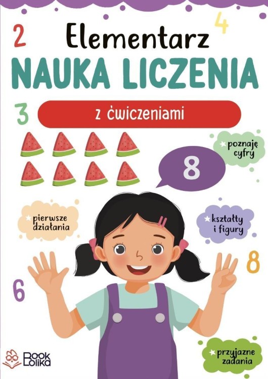 Elementarz nauka liczenia z ćwiczeniami.