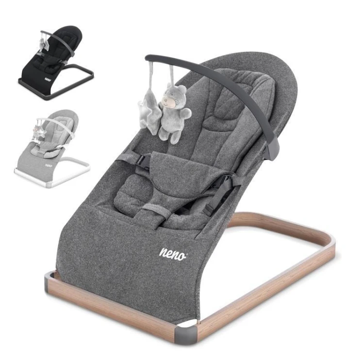Leżaczek dla dzieci Chiaro Graphite, Neno