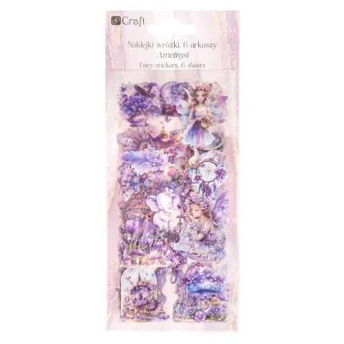 Naklejki PET - Wróżki amethyst 6ark, Dalprint