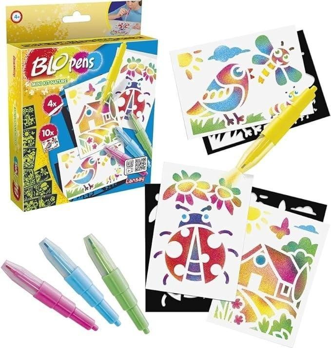 Zestaw 4 mazaki mini natura, Blopens