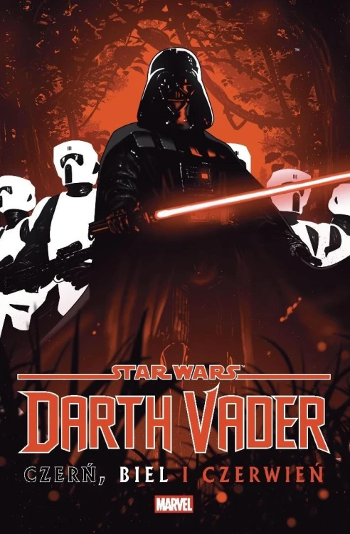 Star Wars. Darth Vader. Czerń, biel i czerwień