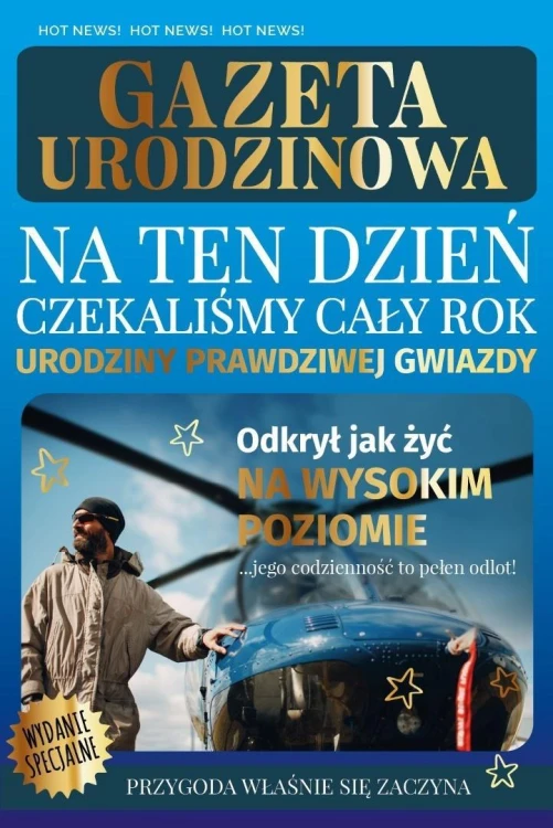 Karnet Urodziny gazeta