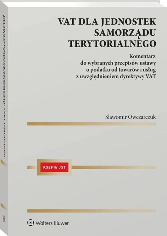 VAT dla jednostek samorządu terytorialnego