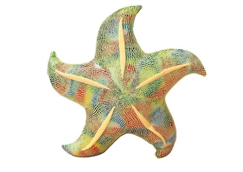 Poduszka pluszowa rozwgwiazda zielona 20cm