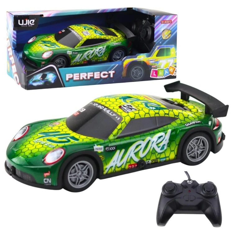 Wyścigówka R/C świecąca obudowa, Leantoys