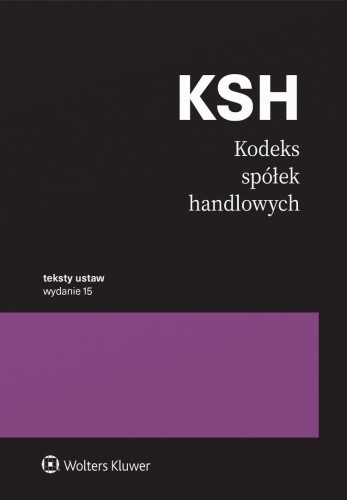 Kodeks spółek handlowych. Przepisy w.15
