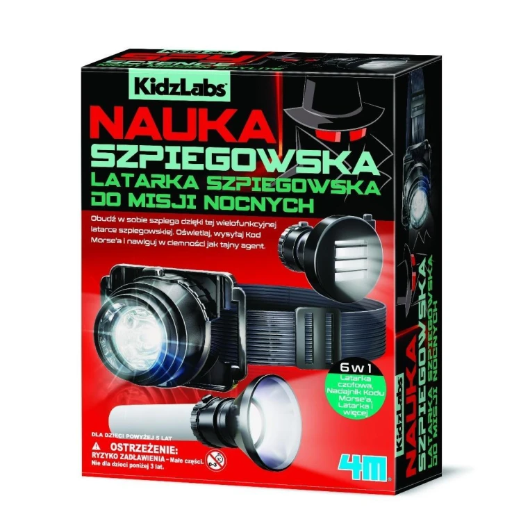 Kidzlabs Latarka szpiegowska do misji nocnych
