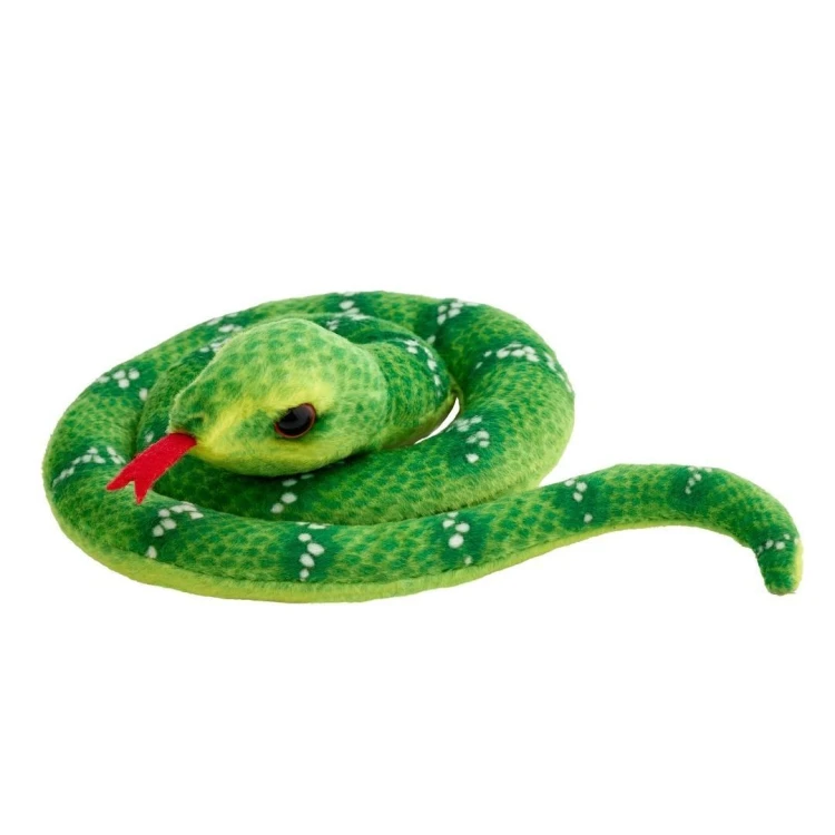 Wąż zwinięty jasnozielony 50cm, Beppe