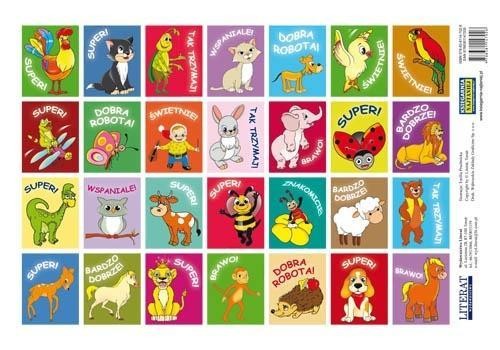 Naklejki motywacyjne Super!, LITERAT