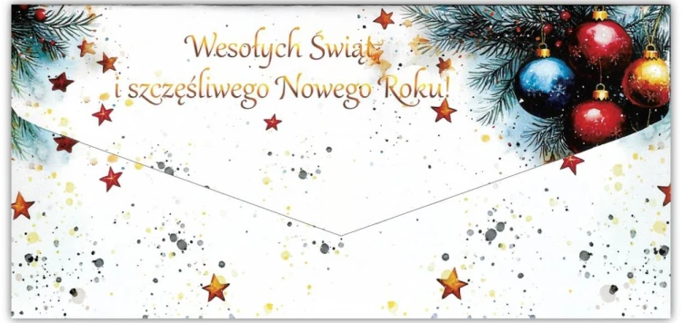 Karnet-koperta Wesołych Świąt