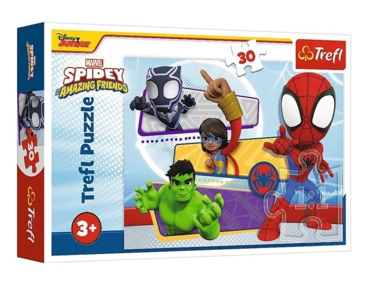 Puzzle 30 Odawżny Spider-Man TREFL, Trefl