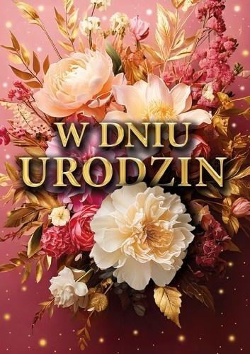 Karnet B6 3D W dniu urodzin