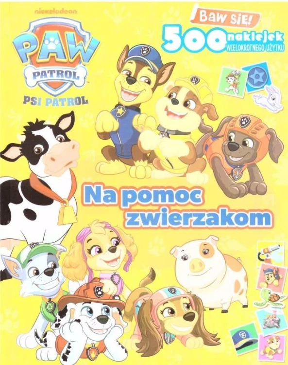 Psi Patrol. Na pomoc zwierzakom z naklejkami