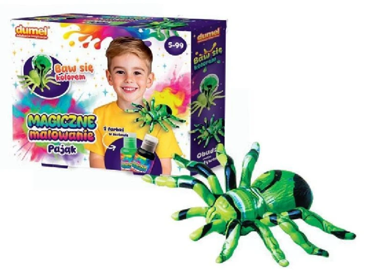Magiczne malowanie Pająk, Dumel