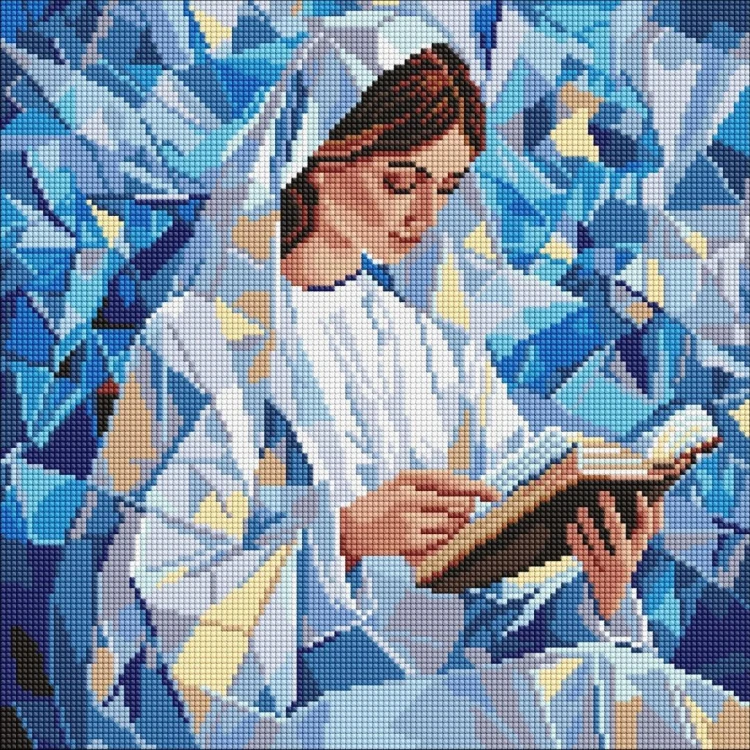Diamentowa mozaika - Cicha lektura 40x40cm, Ideyka