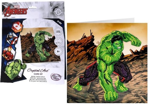 Diamentowa mozika Hulk 18x18cm, Pro Kids
