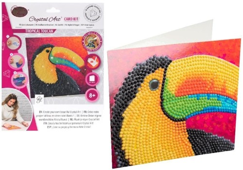 Diamentowa mozika Tukan 18x18cm, Pro Kids