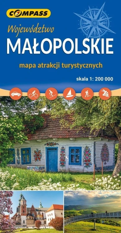 Mapa atrakcji turystycznych - Małopolskie