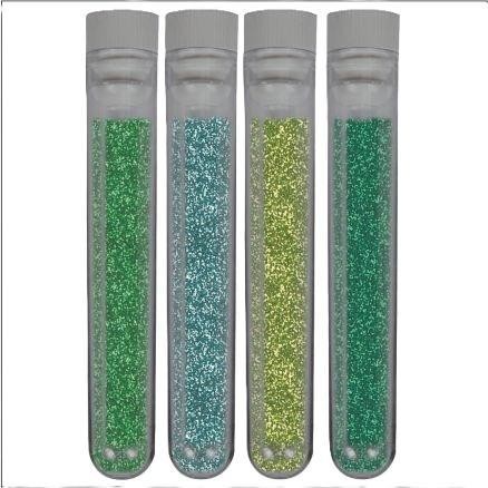 Brokat zielony 6,5g 4szt, Dekor-Art-Serwis