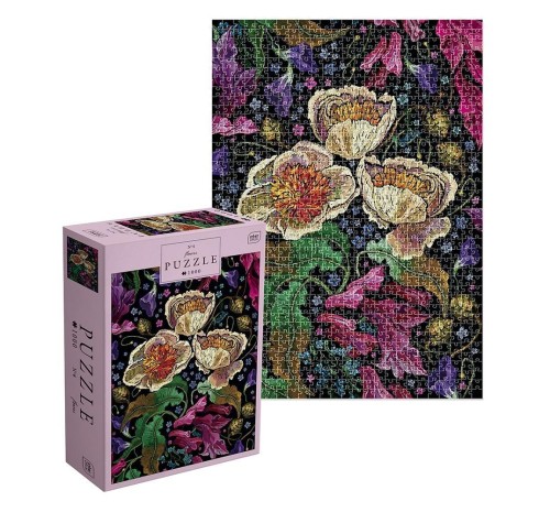 Puzzle 1000 Flowers 4, INTERDRUK