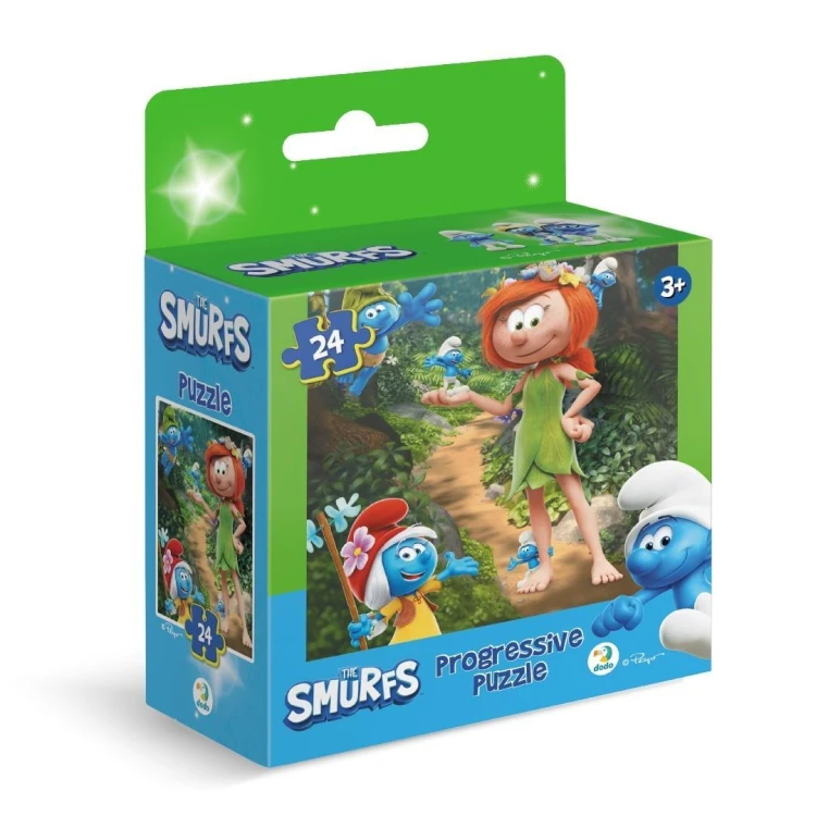 Puzzle 24 Smerfy Księżniczka w lesie, Dodo