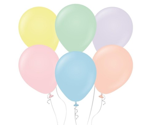 Balony Macaron Assorted 25szt