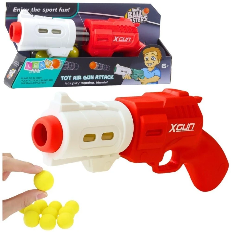 Pistolet na miękkie kulki piankowe 6 kulek
