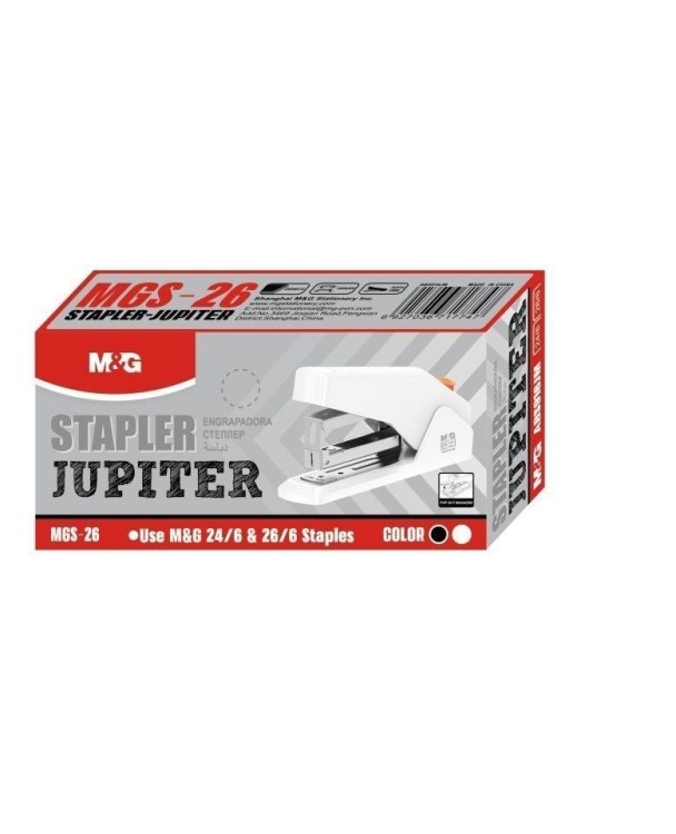 Zszywacz Power Saving Jupiter 24/6 25K czarny M&G