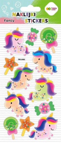 Naklejki 3D Fancy Unicorns 90x210 HAPPY COLOR, GDD