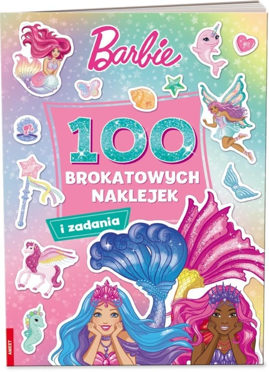 Mattel Barbie Dreamtopia. 100 brokatowych naklejek