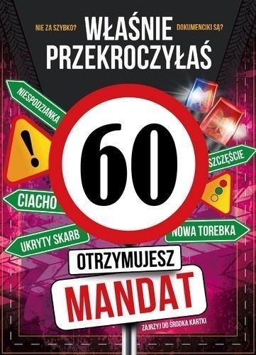 Karnet Urodziny 60