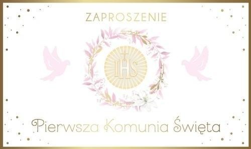 Zaproszenie Komunia (10szt)