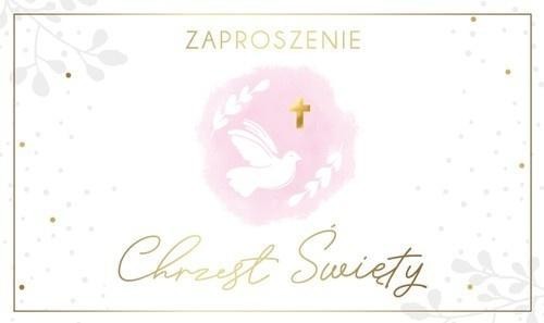Zaproszenia Chrzest (10szt)