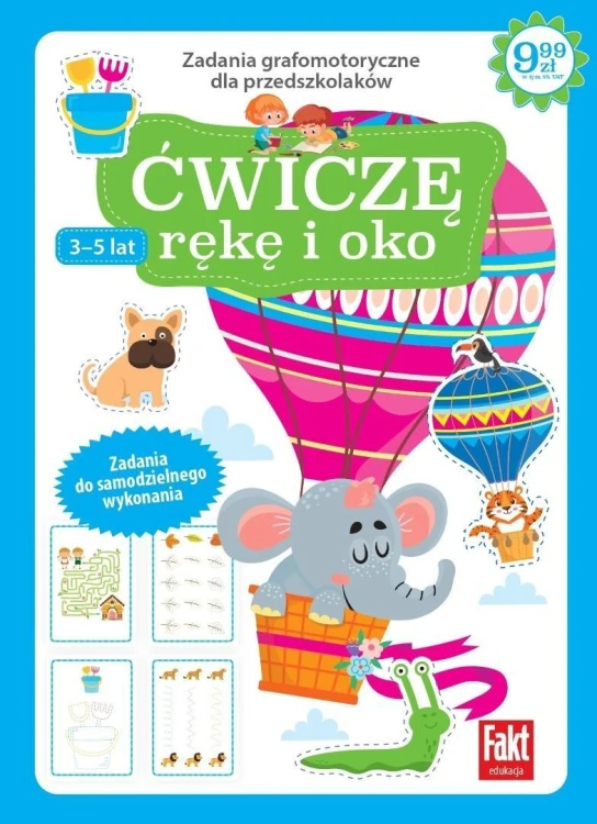 Ćwiczę rękę i oko. Zadania grafomotoryczne...