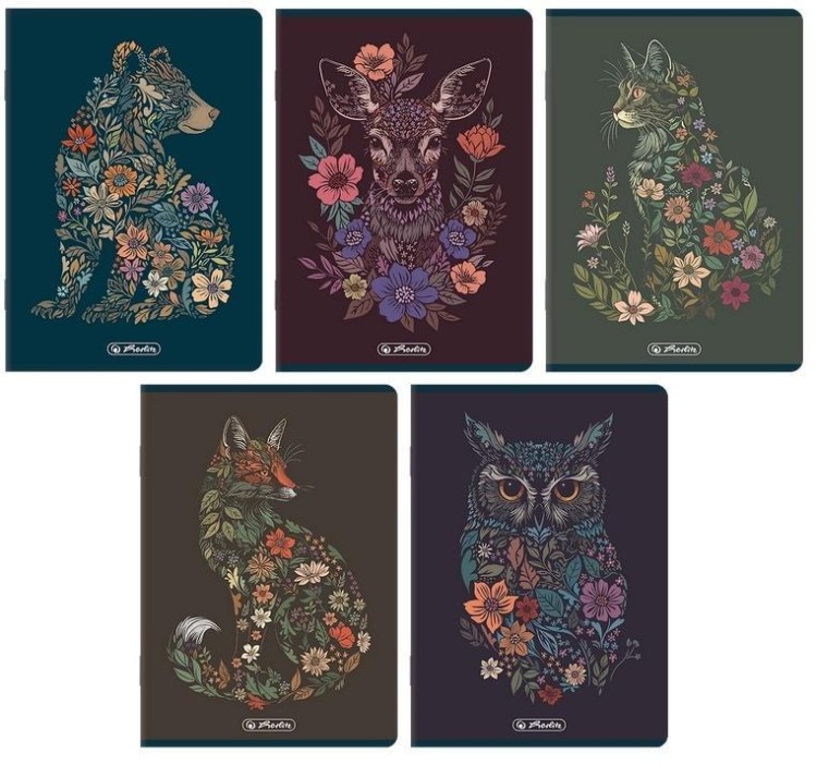 Zeszyt A5/32K kratka Florimals (10szt) HERLITZ