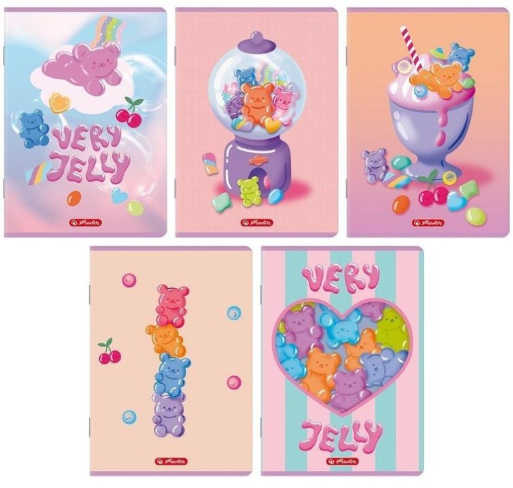 Zeszyt A5/16K kratka Jelly (20szt) HERLITZ