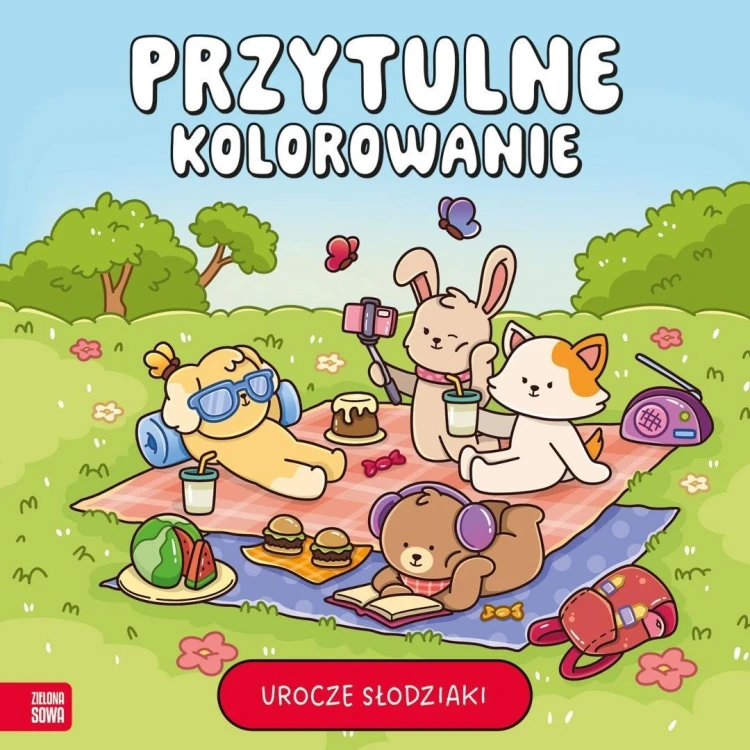 Przytulne kolorowanie. Urocze słodziaki