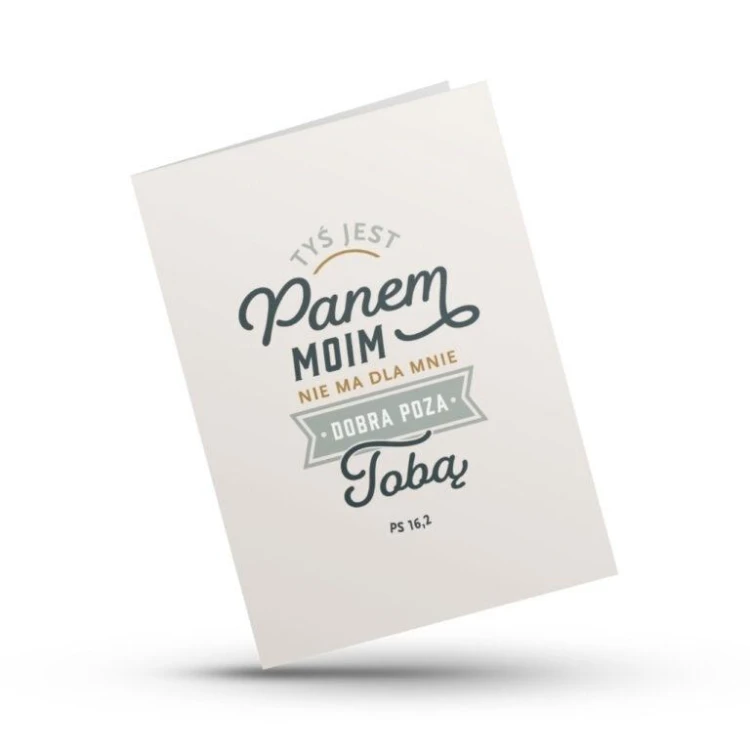 Kartka składana - Tyś jest Panem moim
