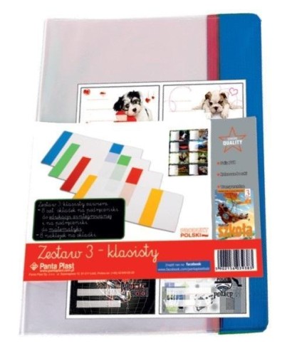 Okładki zestaw 3-klasisty, Panta Plast