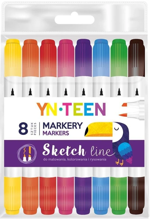 Marker Sketch Line 8 kolorów YN TEEN, INTERDRUK