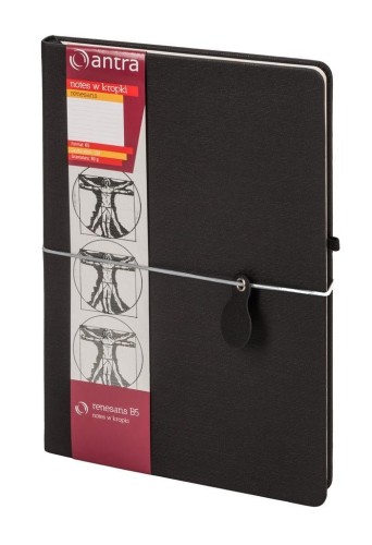 Notes B5 Kropki Renesans Czarny ANTRA, Antra