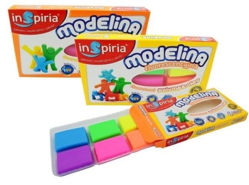 Modelina fluo 6 kolorów, Schemat