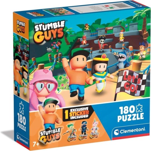 Puzzle 180 Super Kolor Stumble Guys, Clementoni