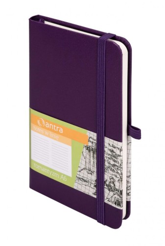 Notes A6 Linia Romantyzm Fiolet ANTRA, Antra