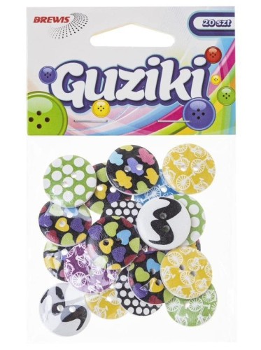 Guziki kolorowe wzory, Brewis
