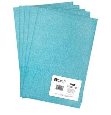 Filc poliestrowy A4 aqua 5szt, Dalprint